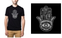 LA Pop Art Men's Premium Word Art T-Shirt - Hamsa